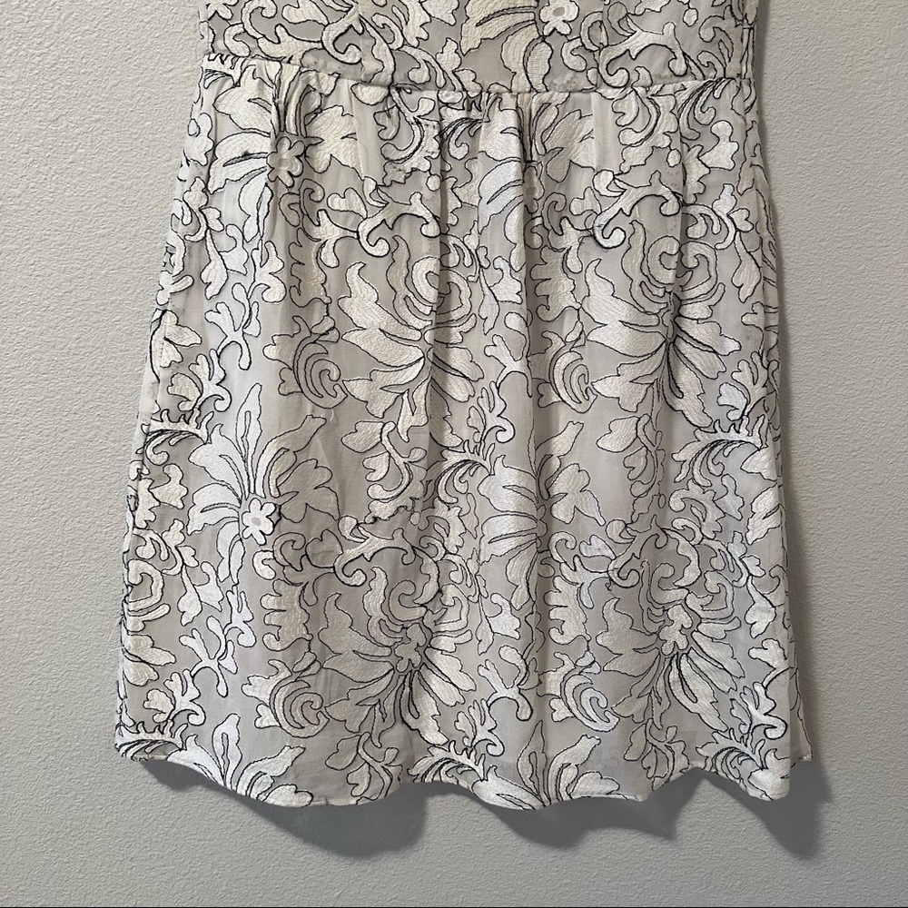 Dolce Vita Silk White Floral Flower Dress XS - Picture 3 of 10